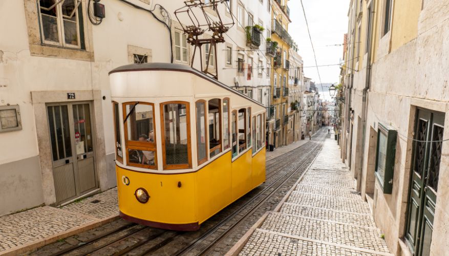 Tram in Lisbon